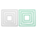4pcs Metal Cutting Dies Stencils for DIY Scrapbooking Photo (Square Love)