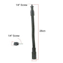 27cm Flexible Metal Tube 1/4" Adapter Screw Light Stand Extension Arm Tripod  Hn