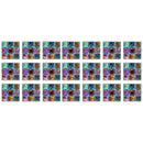 18pcs Mosaic Tile Wall Stickers Kitchen Bathroom Home Sequin DIY Decals (2)