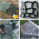 9 Grid Garden Pavement Mold Garden Walk Pavement Manually Concrete Mould