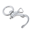MagiDeal Stainless Steel Snap Shackle Kayak Yacht Boat Marine Rigging Buckle