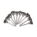 10x 3mm Rotary Steel Wire Wheel Brush Cup Tool Shank for Drill Rust Weld â„–[