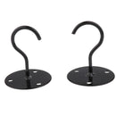 Ceiling Hooks Cup Hook Holder Hanger ,Black , 2Pack