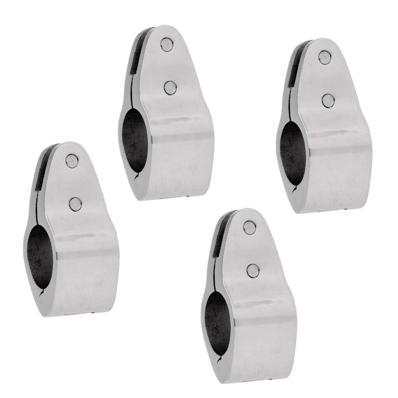 4 Pieces/ Set 0.87'' Boat Cover/ Canopy Bar Tube Clamp - Durable Strong Marine