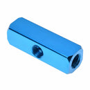 1/4" PT Threaded Ports 2 Way Quick Connect Air Hose Manifold Block Splitter V8K9