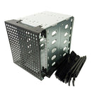 1pc Hard Drive Caddy Cage Rack 5.25'' to 5x 3.5'' SATA HDD Tray Converter