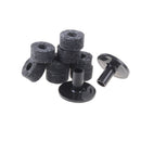 8PCS 25mm felt washer + 2PCS cymbal sleeves replacement for shelf drum kit BX