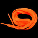 Trainers Replacement 8mm Wide Orange Flat String Shoelace Pair A2Z9