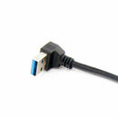 USB 3.0 Right Angle 270 degree Extension Cable Male to Female Adapter Cord, G2P7