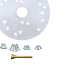Universal 6.5" Clear Router Table Base Plate for Porter-Cable, Ryobi, Bosch