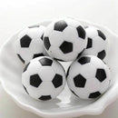 6PCS Small Football Style Table Ball Foosball Hard Plastic Table Ball Count