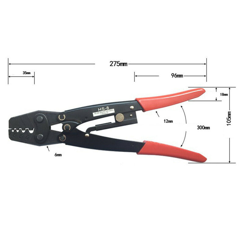 8-16 AWG Ratchet Crimper Plier