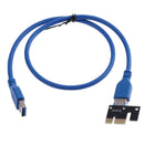 PCI-E1X to 16X 4pin 6pin 15pin USB3.0 Mining Extender Card Adapter Cable
