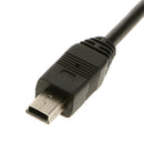 1x Mini USB B 5 Pin Plug \u0026 1x USB 2.0 Socket Adapter Cable For Printer