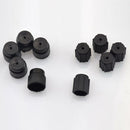 10x AC Charging Port Service Cap R134a 16mm 13mm High Low Side Caps Black