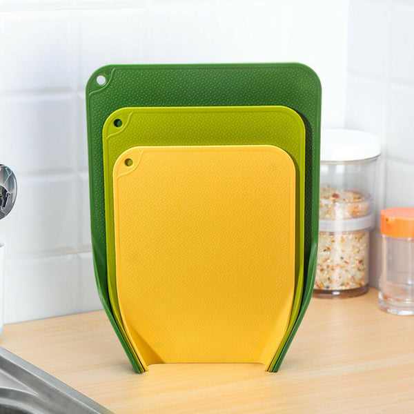 3Pcs Eco-Friendly Non-slip Thick Cooking Cutting Boards for Cheese Picnics
