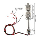 10W 220V 120mm Float Switch Auto Tank liquid Water Level Sensor Stainless Steel