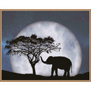 5D DIY Diamond Painting Cross Stitch Embroidery Rhinestones Kits (Elephant