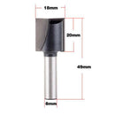 2x Carbide Straight Dado Router Bit Wood Milling 5mm&18mm Cutter Wood Working