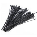 100pc 2.5*100mm Nylon Plastic Zip Trim Wrap Cable Loop Ties Wire Self-LockinS Gw
