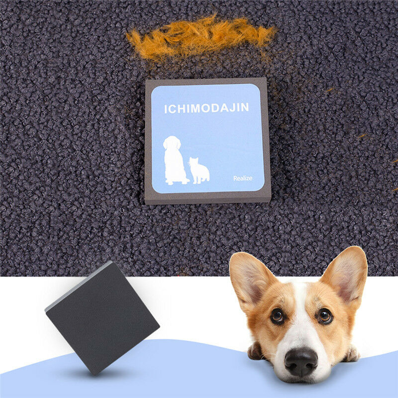 1pcs Pet Dog Cat Cleaning Brush Foam Pad Carpet Hair Fur Remover Cleaner Brushes