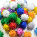 50Pcs 3cm Assorted  Pom Poms Pompoms for Hobby Supplies and DIY Creative Crafts