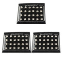 12 Pairs Women Men Crystal Magnetic Clip On Ear Stud Earring No Piercing 5mm