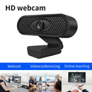 2MP USB Webcam with Built-in Mic Manual Focus 1080P HD PC TV Web Camera A