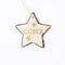 20Pcs/Set Letters and Snowflake Engraved Wooden Christmas Pendants Decorati A6O2
