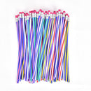 Hethrone 6x Colorful Magic Bendy Flexible Soft Pencil with Eraser pencils- OZ