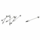 60 Pcs Bulk Lots Eyebrow Jewelry Belly Tongue Bar Ring Elegan