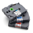 6PCS 12Mm TZe131 TZe231 TZe431 TZe531 TZe631 TZe731 Lableing Tapes for Brot