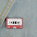 Creative Recording Tape Pin Brooch Backpack Jacket Retro Badges (Style 2)  A
