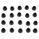 20PCS Black Chair Couch Table Rubber Furniture Leg End Caps 16mm Dia Y3U4