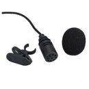 Mini Portable Clip-on Lapel Hands-free 3.5mm Jack Condenser miniphone Mic f