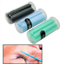 100pcs 3mm Eyelash Extensions Micro Brushes Individual Disposable Swab FMC