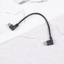 13cm left angle micro usb to type c cable otg at both ends for oppo ha-2se.ES
