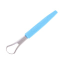 1 Pc Tongue Scraper  Stainless Steel Oral Fresher Cleaner Brush for Adults,
