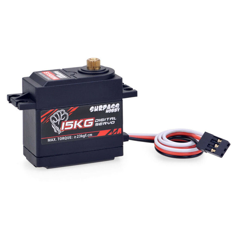 Metal Gear Waterproof Toys Children Digital Servo High Speed Parts RC Car 15KG