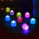 24x Candles LED Flameless Flickering Party With Remote Control Warm White