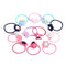 10pcs/Pack Cute Elastic Hair Bands Kids Rubber Band Girls Rope Ring Hair Access
