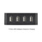 4 USB Ports Travel Phone Charging Station Socket AC Power Strip Charger US A