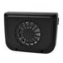 Car Window Air Vent Cooling Fan Solar Powered Ventilation Cooler Radiator Auto
