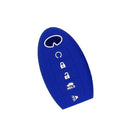 Easy Install Safety Car Key Fob Case Cover for Infiniti QX50L ESQ Deepblue
