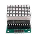 MAX7219 Red Dot Matrix Module MCU Control LED Display DIY w Cable T1Q5
