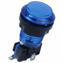 Round Lit Illuminated Arcade Video Game Push Button Switch LED Light 5V/12V B1U2