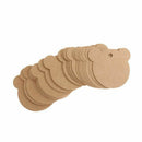 100 Pcs. Labels Gift Tags Tags Gift Tags Kraft Card Gift Cards - Brown / #