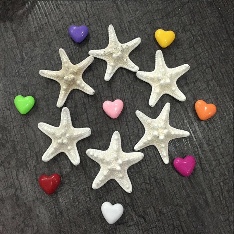 10pcs Natural Starfish Sea Star shell Aquarium Landscape Making DIY Craft Decor