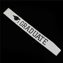 1Pc Graduated Satin Sash Graduate Gift Celebration Party Photo booth Props JR