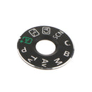 Interface Cap Label For  EOS 70D Top Cover Function Dial
